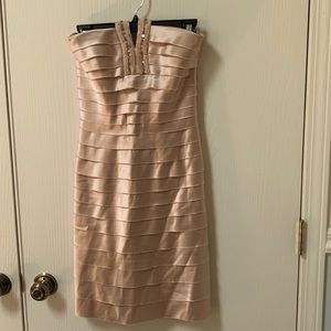 Size small strapless body-con cocktail dress